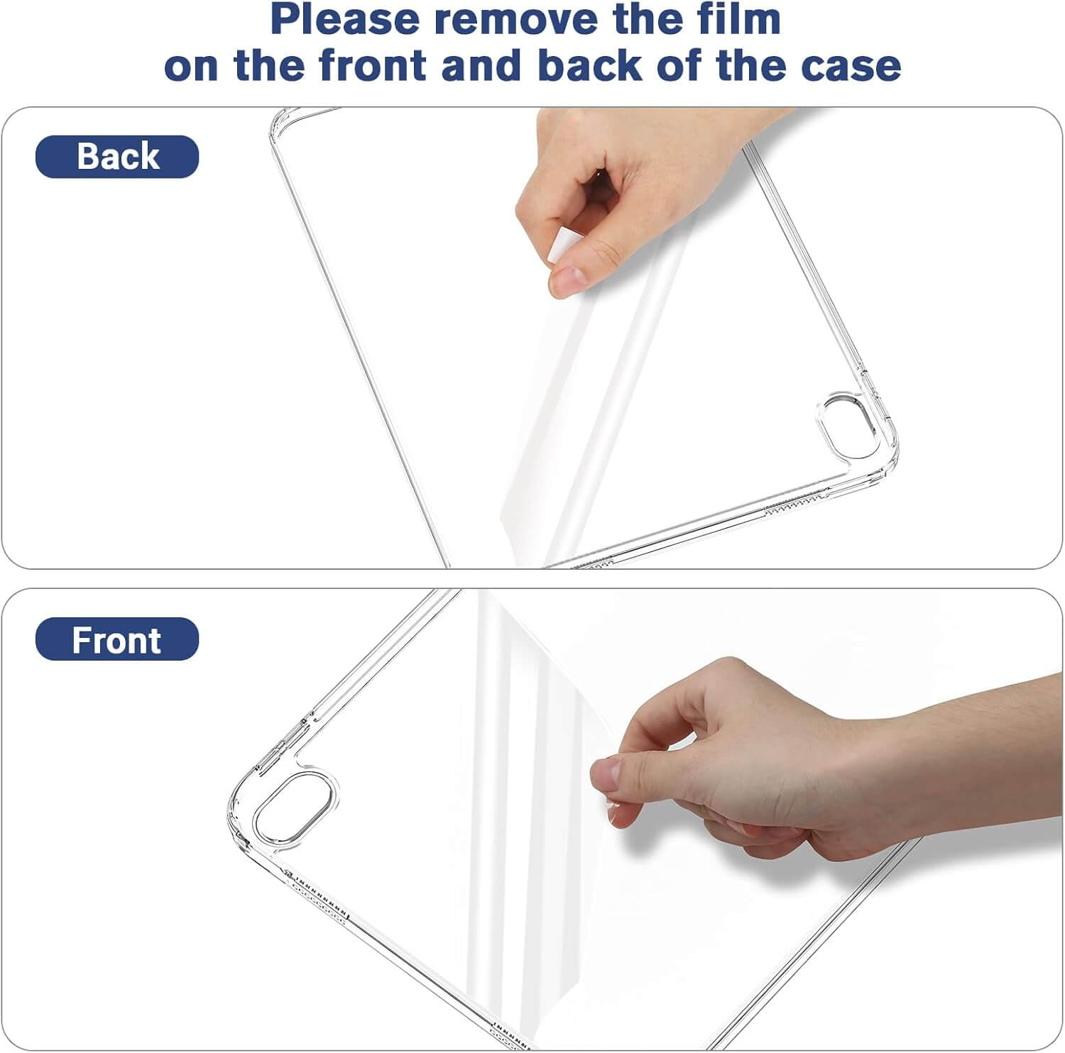 ProCase Slim Transparent Case for iPad(A16) 11th/10th Gen Clear