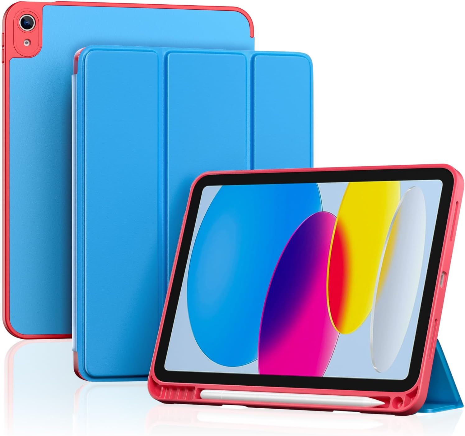 iPad (A16) 11th Gen 11 inch 2025/10th Generation 10.9 inch 2022 Case with Pencil Holder