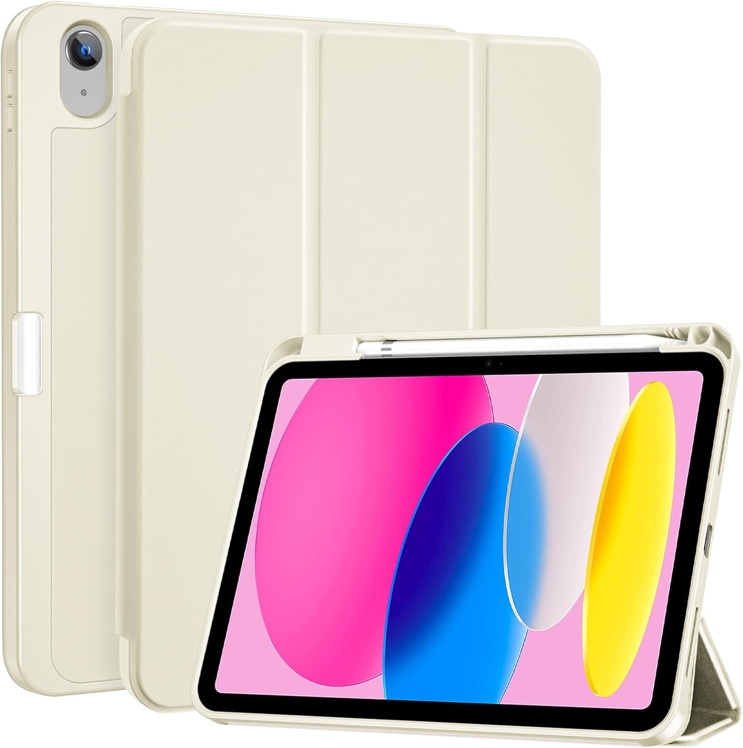iPad (A16) 11th Generation 11 Inch 2025/ iPad 10th Generation 10.9 Inch 2022 Case with Pencil Holder