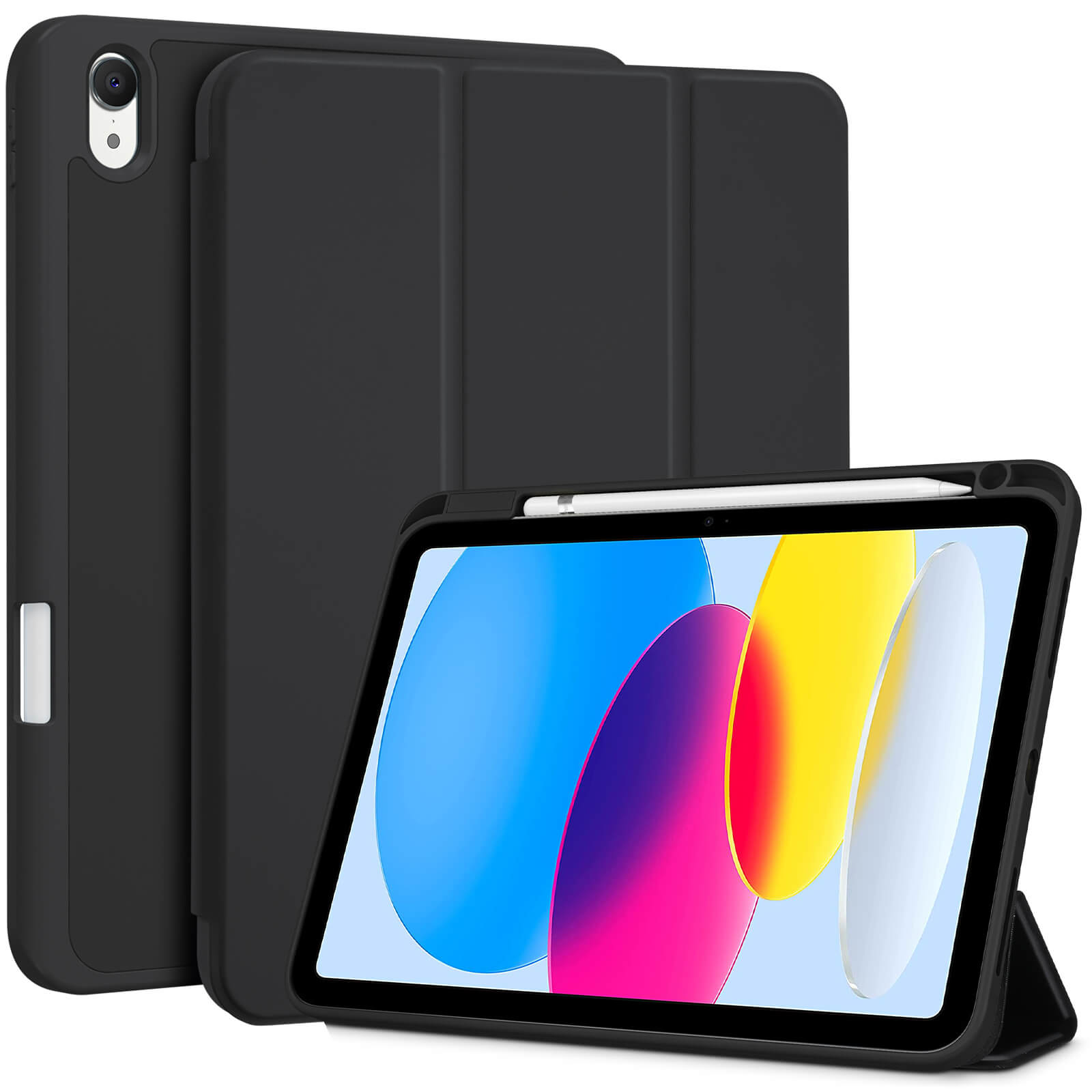 iPad (A16) 11th Gen2025/10th Gen 10.9" Case with TPU Back Black