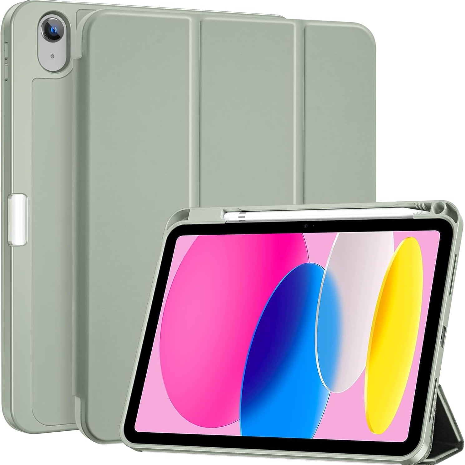 iPad (A16) 11th Generation 11 Inch 2025/ iPad 10th Generation 10.9 Inch 2022 Case with Pencil Holder