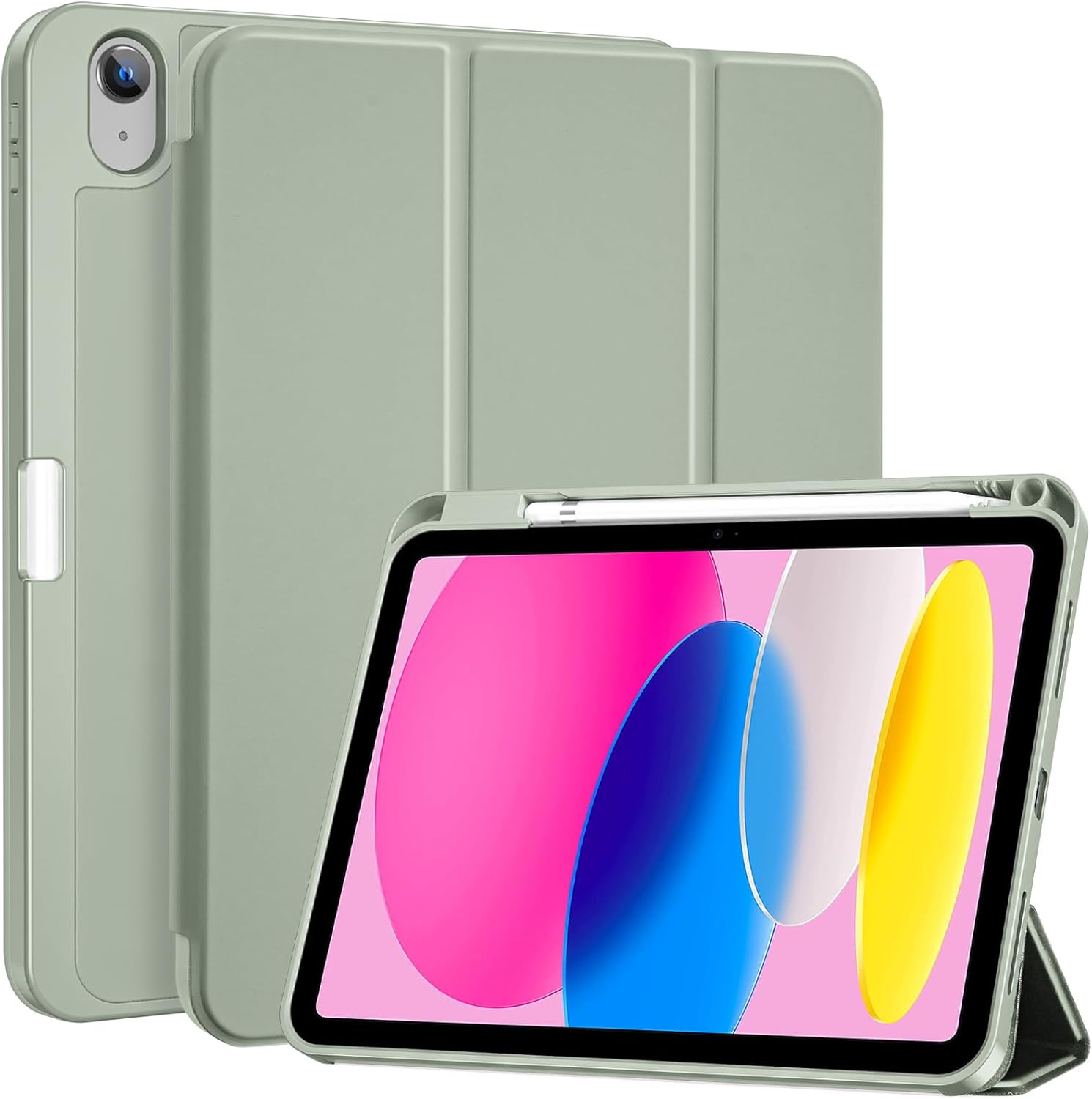 iPad (A16) 11th Generation 11 Inch 2025/ iPad 10th Generation 10.9 Inch 2022 Case with Pencil Holder
