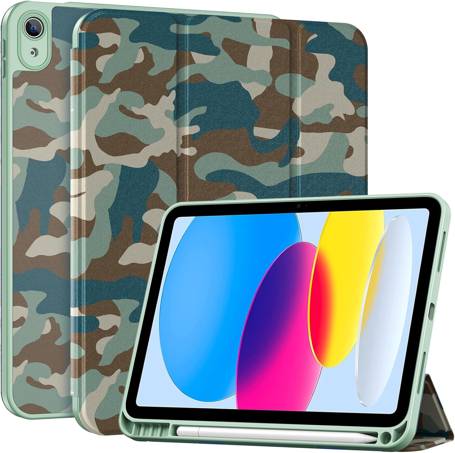 iPad Case for iPad (A16) 11th Generation 11 Inch 2025/ iPad 10th Generation 10.9 Inch 2022 Case with Pencil Holder