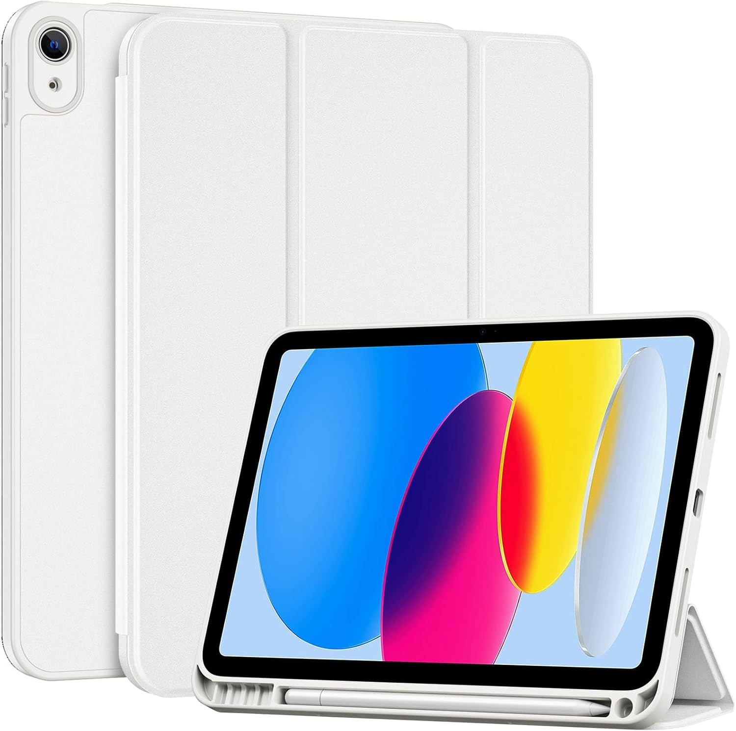 iPad (A16) 11th Generation 11 Inch 2025/ iPad 10th Generation 10.9 Inch 2022 Case with Pencil Holder