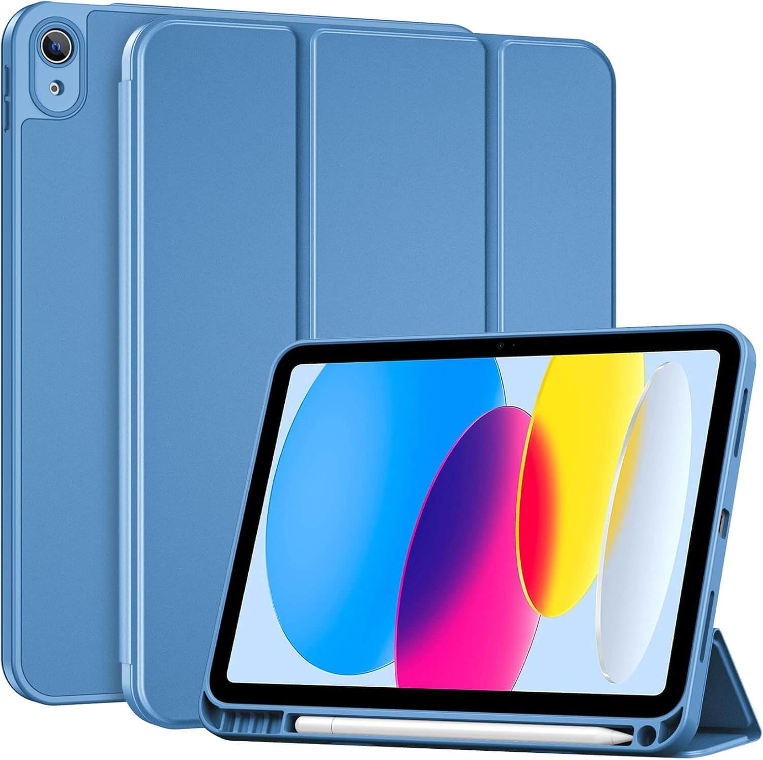 ProCase Hybrid Cover Case for ipad 11th/10th Blue