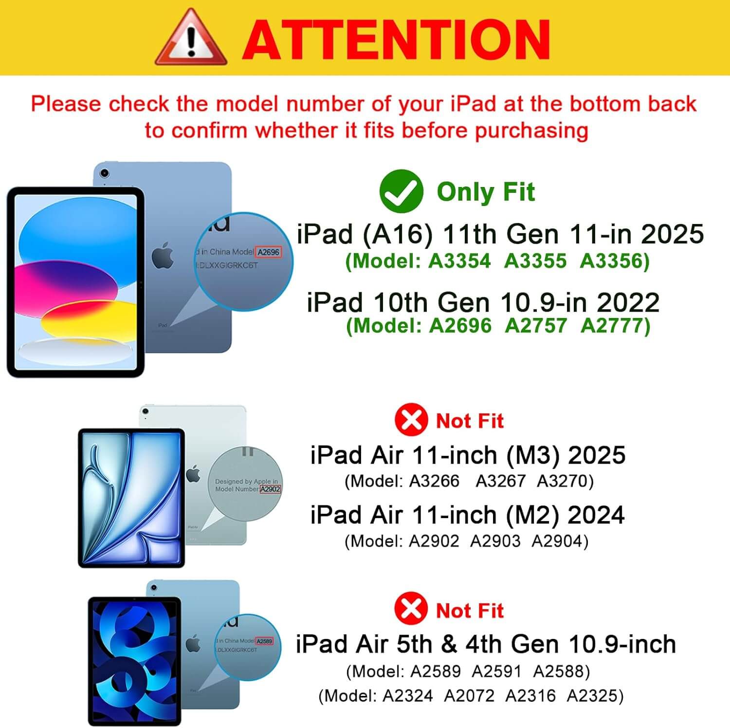 ProCase Hybrid Cover Case for ipad 11th/10th Blue