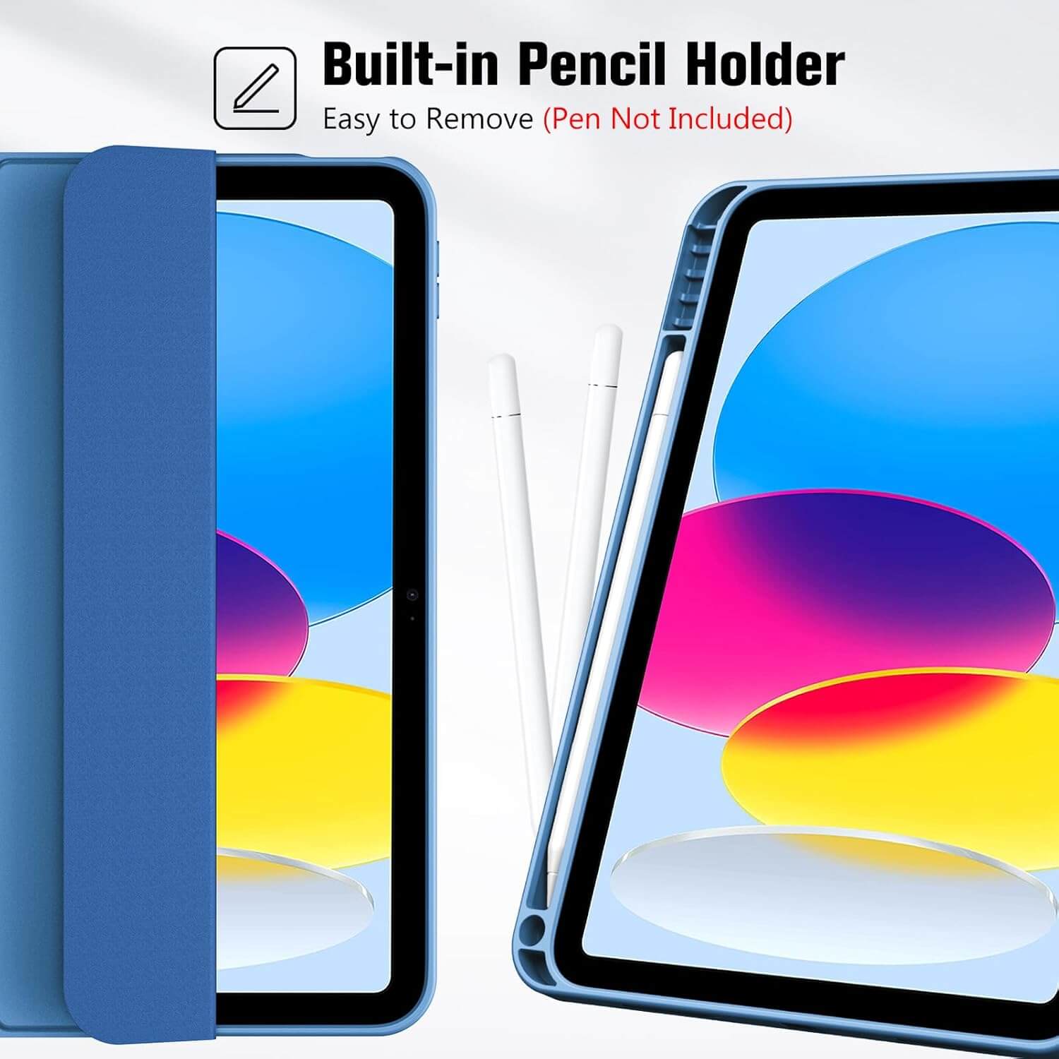 ProCase Hybrid Cover Case for ipad 11th/10th Blue