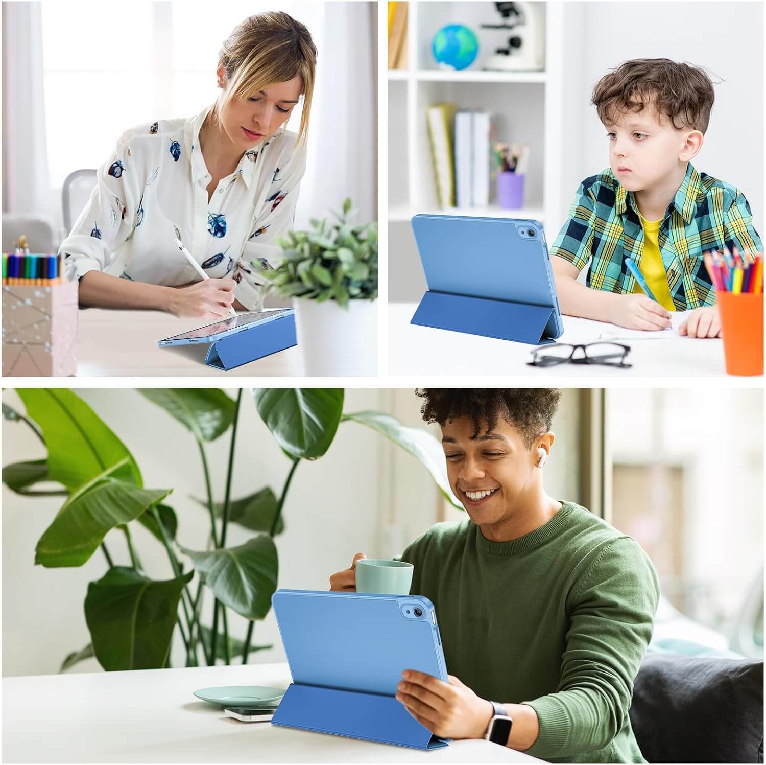 ProCase Hybrid Cover Case for ipad 11th/10th Blue