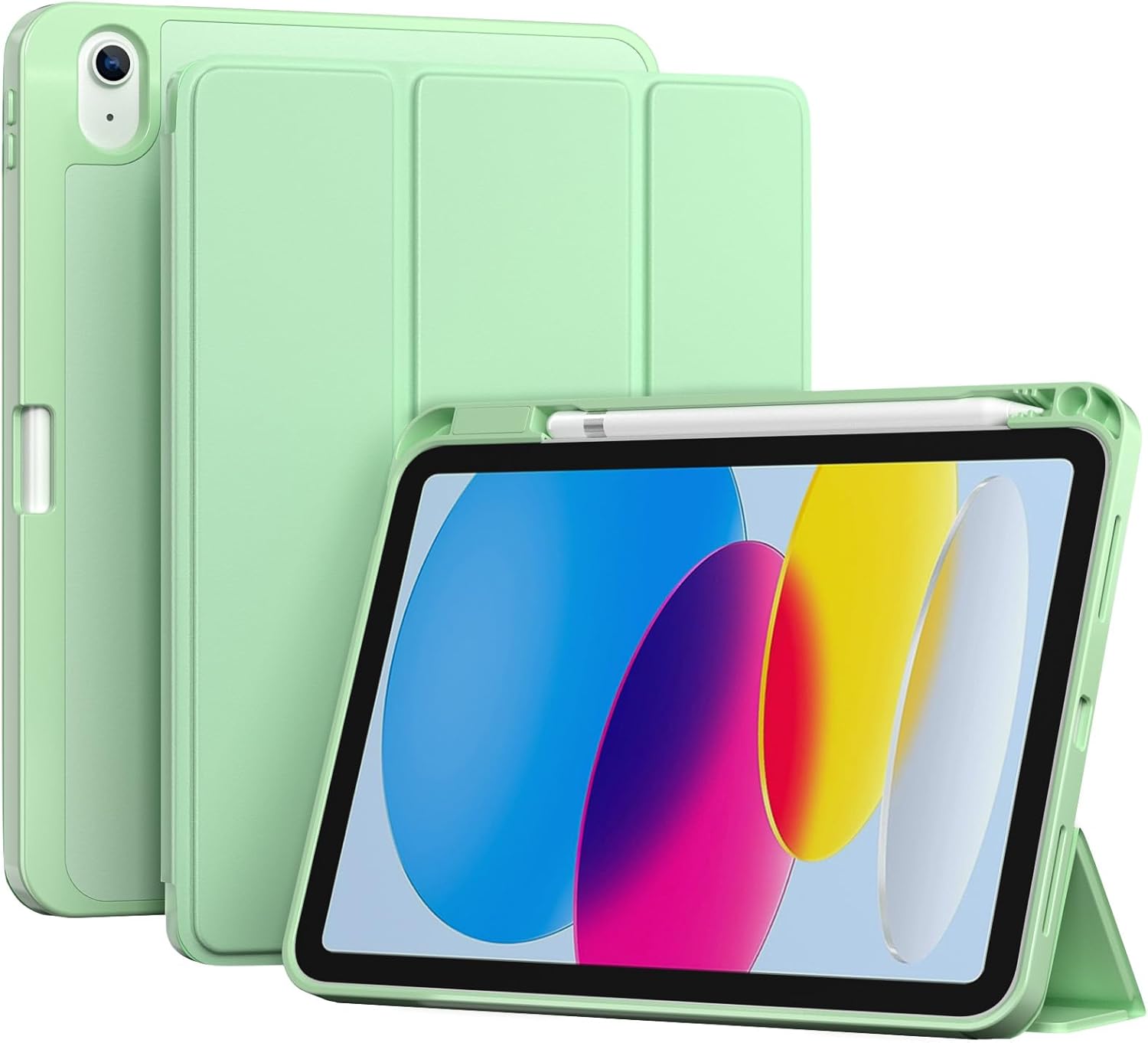 iPad (A16) 11th Generation 11 Inch 2025/ iPad 10th Generation 10.9 Inch 2022 Case with Pencil Holder