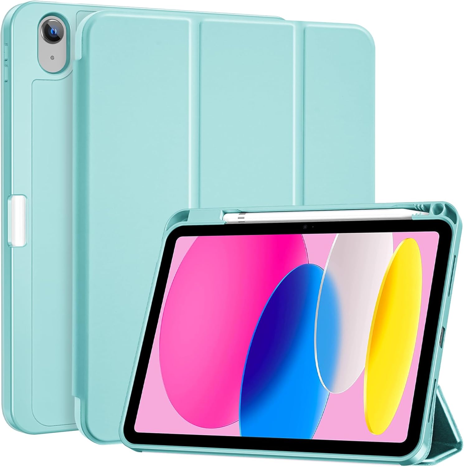 iPad (A16) 11th Generation 11 Inch 2025/ iPad 10th Generation 10.9 Inch 2022 Case with Pencil Holder
