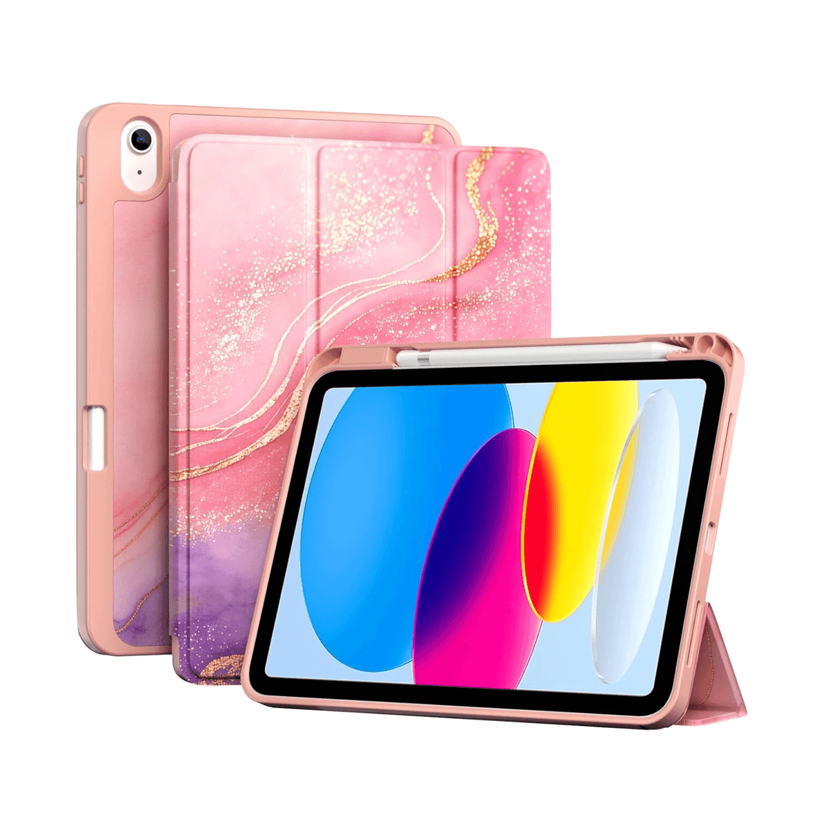 iPad (A16) 11th Gen 11" 2025/ iPad 10th Gen 10.9" Protective Case with Soft TPU Back