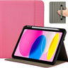 ProCase for iPad A16 11th Generation 11" 2025/iPad 10th Generation 10.9" 2022 with Pencil Holder, iPad 11/10 Case Business Stand Cover Smart Folio, pink