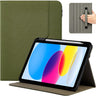 ProCase for iPad A16 11th Generation 11" 2025/iPad 10th Generation 10.9" 2022 with Pencil Holder, iPad 11/10 Case Business Stand Cover Smart Folio, green