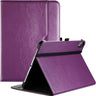 iPad A16 11th Generation 11 Inch 2025/iPad 10th Generation Case 10.9 Inch 2022, iPad 11/10 PU Leather Case Business Stand Cover Smart Folio with Hand Strap Front Pocket Pen Loop, purple