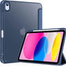 iPad (A16) 11th 2025/ 10th Hybrid dark blue Case with Pencil Holder 