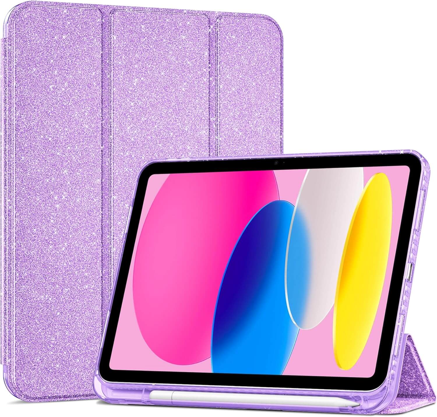iPad (A16) 11th 2025/10th 2022 Slim Folio Protective Case with Pencil Holder