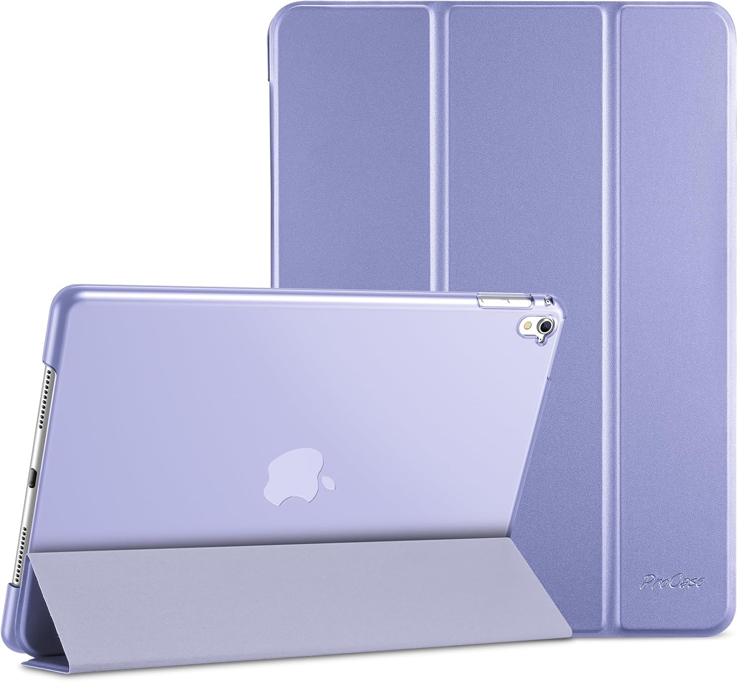 Smart Case for iPad Pro 9.7 Inch 2016, Ultra Slim Lightweight Stand Smart Case Shell with Translucent Frosted Back Cover for iPad Pro 9.7 Inch (A1673 A1674 A1675), purple