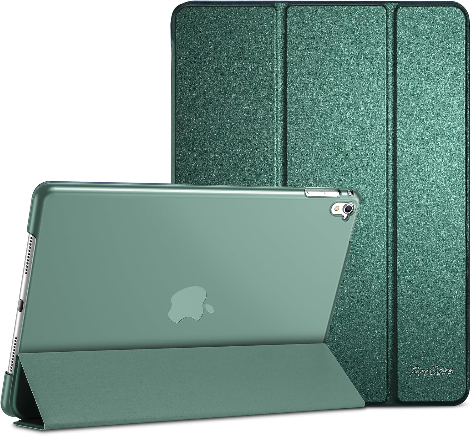 Smart Case for iPad Pro 9.7 Inch 2016, Ultra Slim Lightweight Stand Smart Case Shell with Translucent Frosted Back Cover for iPad Pro 9.7 Inch (A1673 A1674 A1675), green