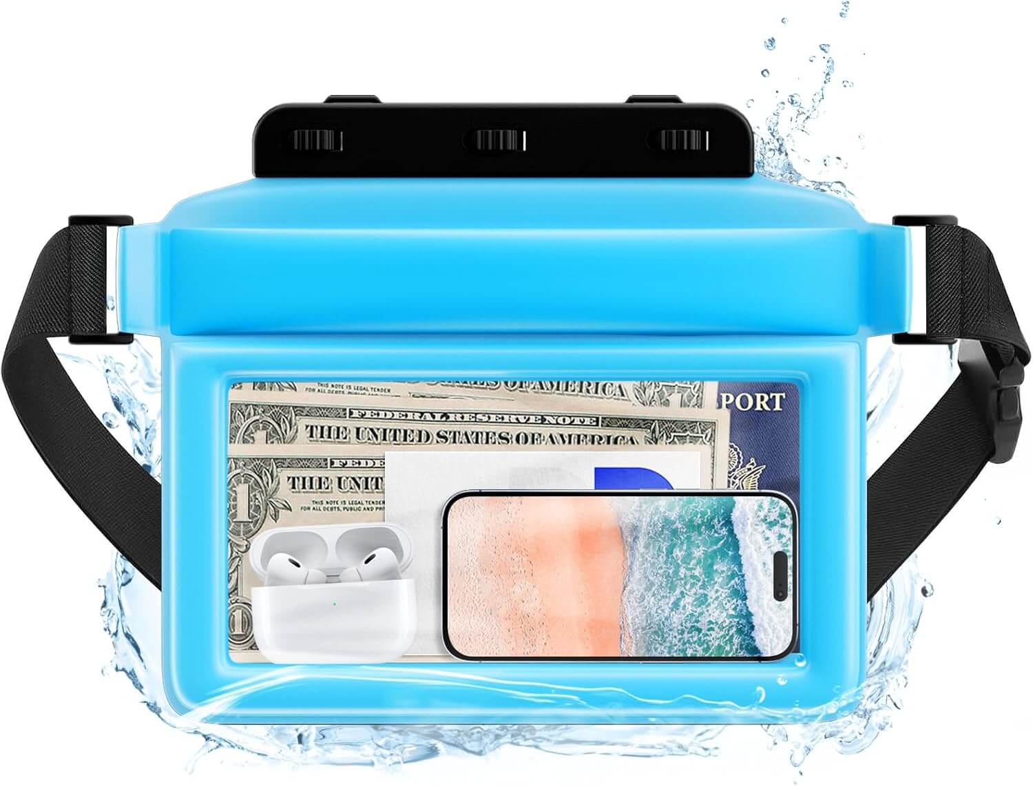 JOTO Large Floating Waterproof Fanny Pack