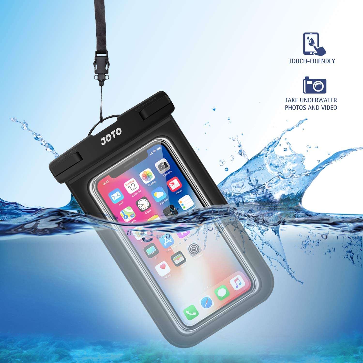 (2 Pack) Universal Waterproof Phone Pouch | JOTO