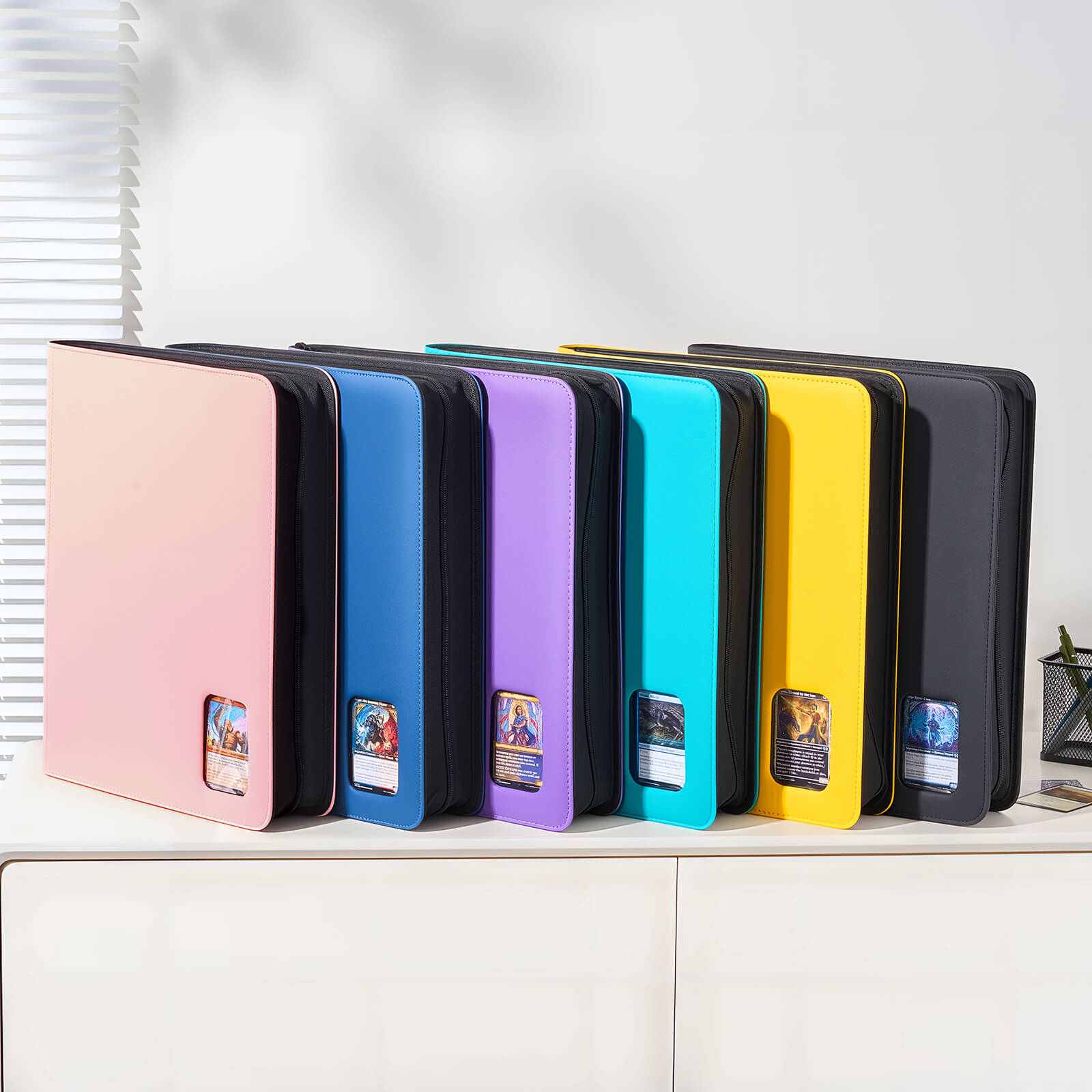 9-pocket top loader binder for 324 trading cards
