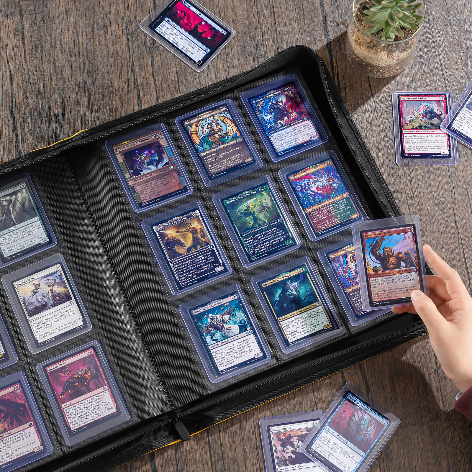 9-pocket top loader binder for 324 cards