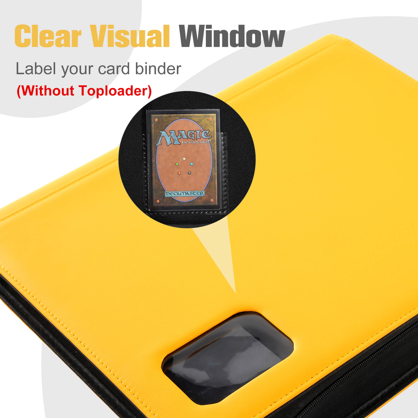 9-pocket top loader binder for 324 trading cards