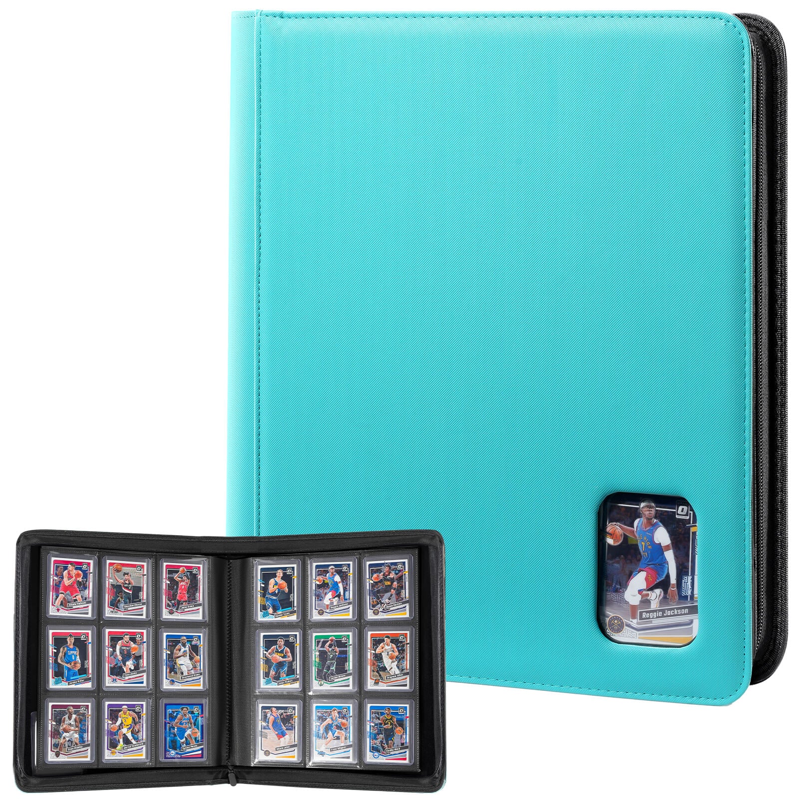 Trading Card Binder 9-Pocket Holds 324 Cards Purple Trading Card Binder 9-Pocket Holds 324 Cards Purple