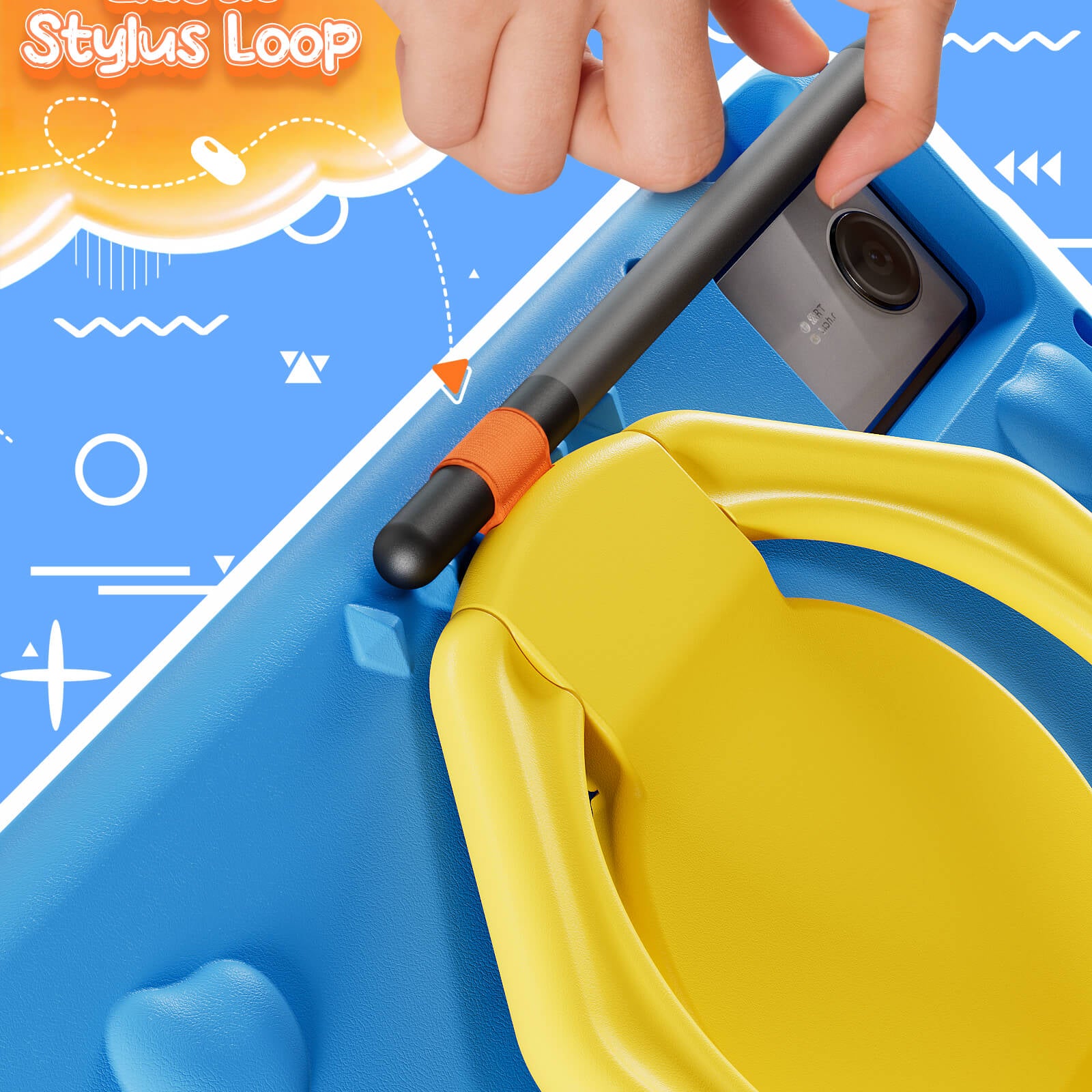 Shocproof Kids Case for Lenovo Idea Tab 11" 2025/K11 Gen 2, with 360° Rotating Handle, Pencil Holder
