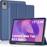 ProCase Full-Edge Case for Lenovo Idea Tab 11 2025 & Tab K11 Gen 2 & Motorola Moto Pad 2026, Slim Trifold Stand Cover with Shockproof TPU Back, Pencil Holder & Full Protection