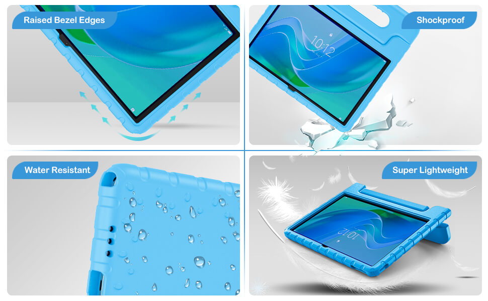 Kids Case for Lenovo Tab M11 / Lenovo Tab K11 LTE 2024, Shockproof Lightweight Kids Friendly Case with Convertible Handle Stand for Girls Boys Children Toddler Baby