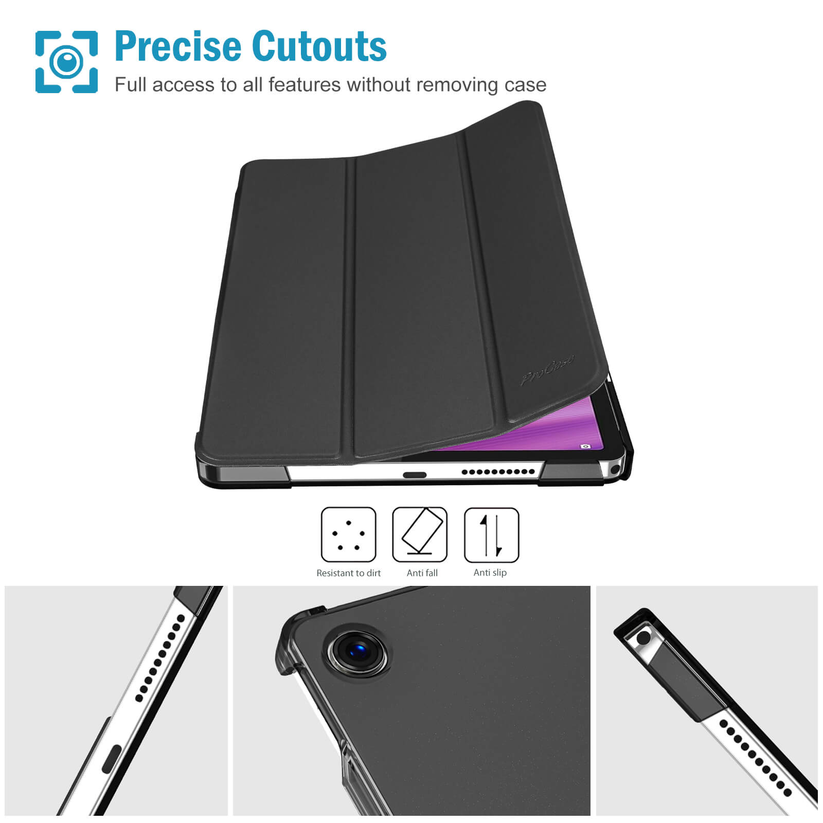 Lenovo Tab 10.1 Inch 2025 TB311FU/TB311XU Smart Cover | Slim Stand | Hard Back Shell