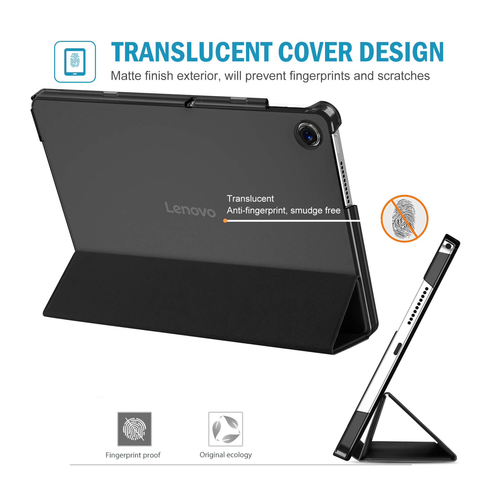 Lenovo Tab 10.1 Inch 2025 TB311FU/TB311XU Smart Cover | Slim Stand | Hard Back Shell