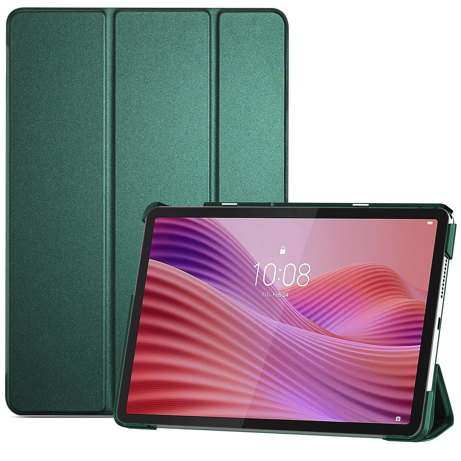 Lenovo Tab 10.1 Inch 2025 TB311FU/TB311XU Smart Cover | Slim Stand | Hard Back Shell Green