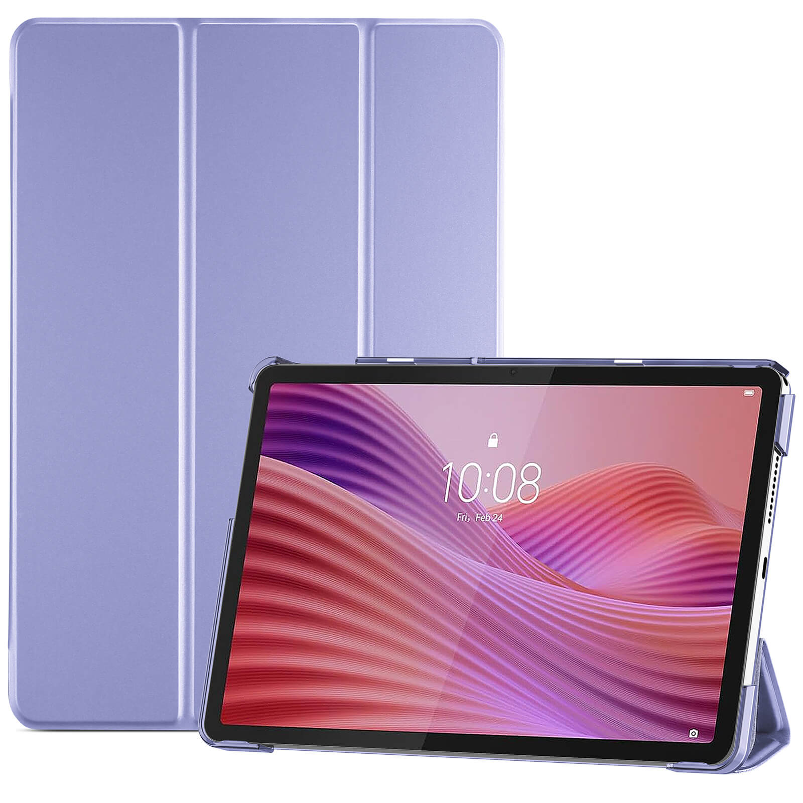 Lenovo Tab 10.1 Inch 2025 TB311FU/TB311XU Smart Cover | Slim Stand | Hard Back Shell Purple