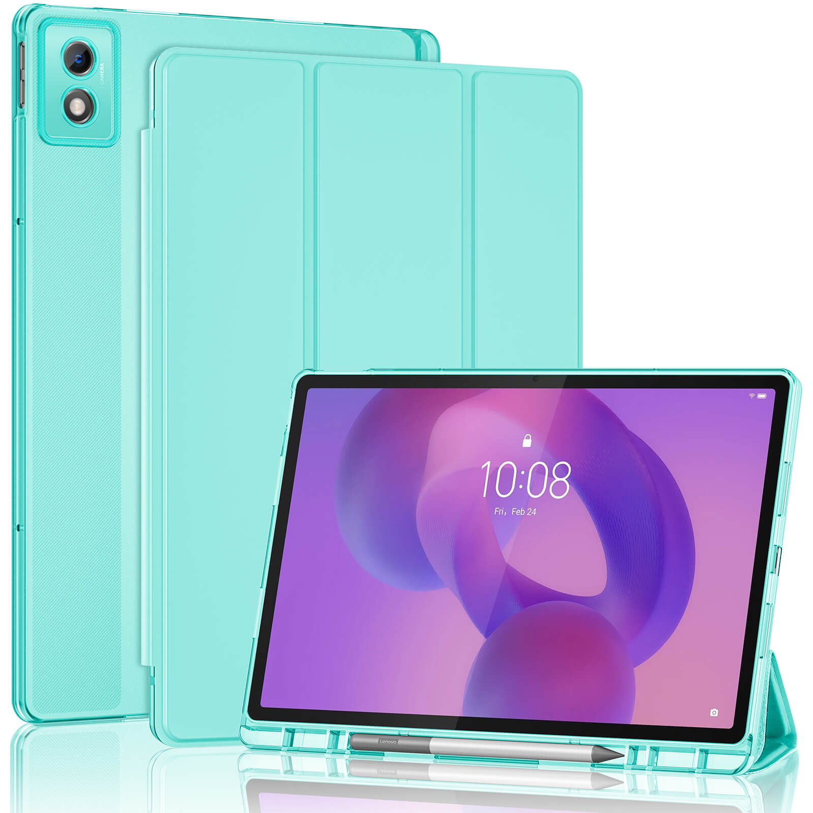 AsWant Hoes voor Lenovo Idea Tab Pro, 12,7 inch 2025 tablet, ultradunne zakelijke driekleurige tablet met portemonnee en standaardfunctie, beschermhoes, compatibel met Lenovo Idea Tab Pro, hoes (blauw AsWant Hoes voor Lenovo Idea Tab Pro, 12,7 inch 2025 tablet, ultradunne zakelijke driekleurige tablet met portemonnee en standaardfunctie, beschermhoes, compatibel met Lenovo Idea Tab Pro, hoes (blauw