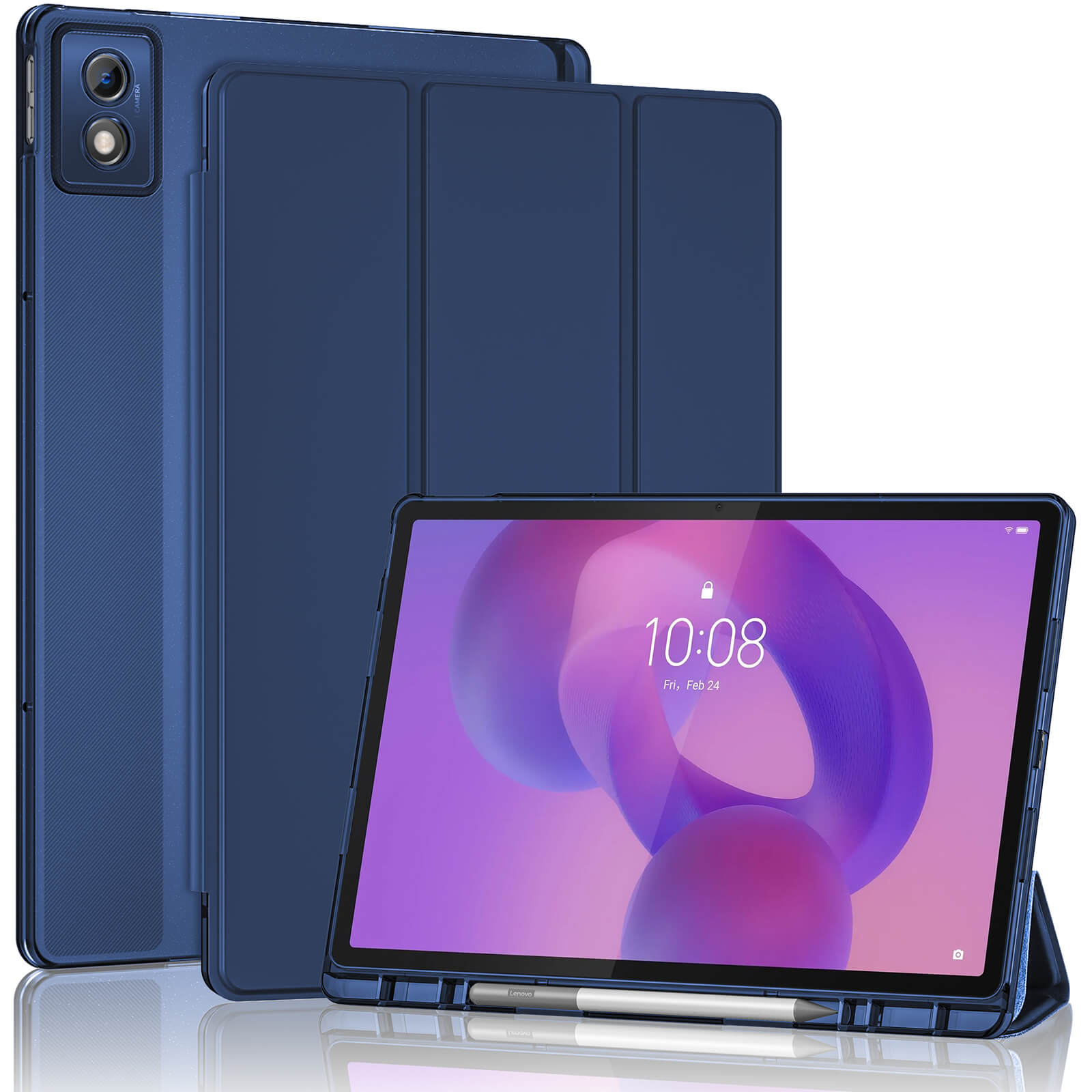Lenovo Idea Tab Pro 12.7" 2025 Hard Shell Protective Slim Case Navy