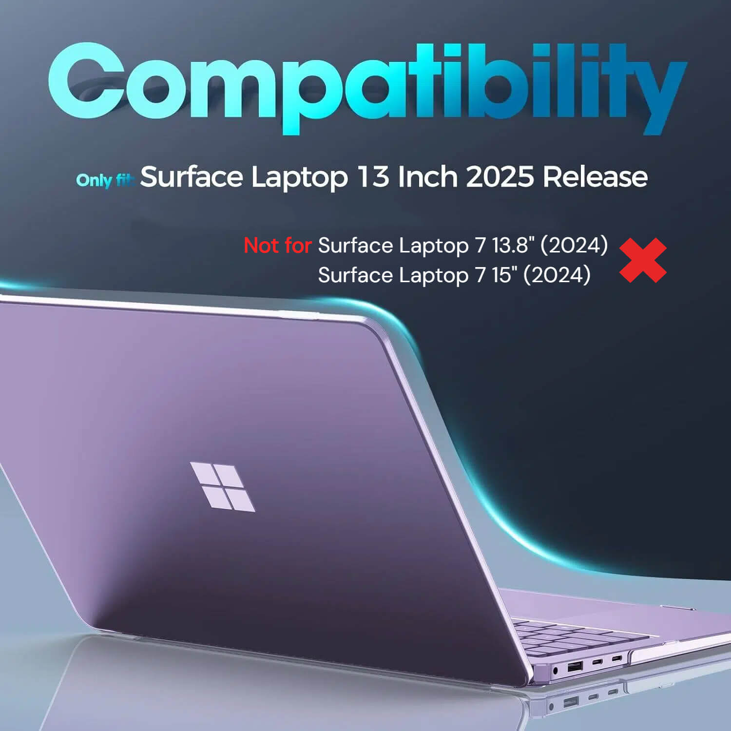 Protective Case for 13 Inch Surface Laptop 2025 Release