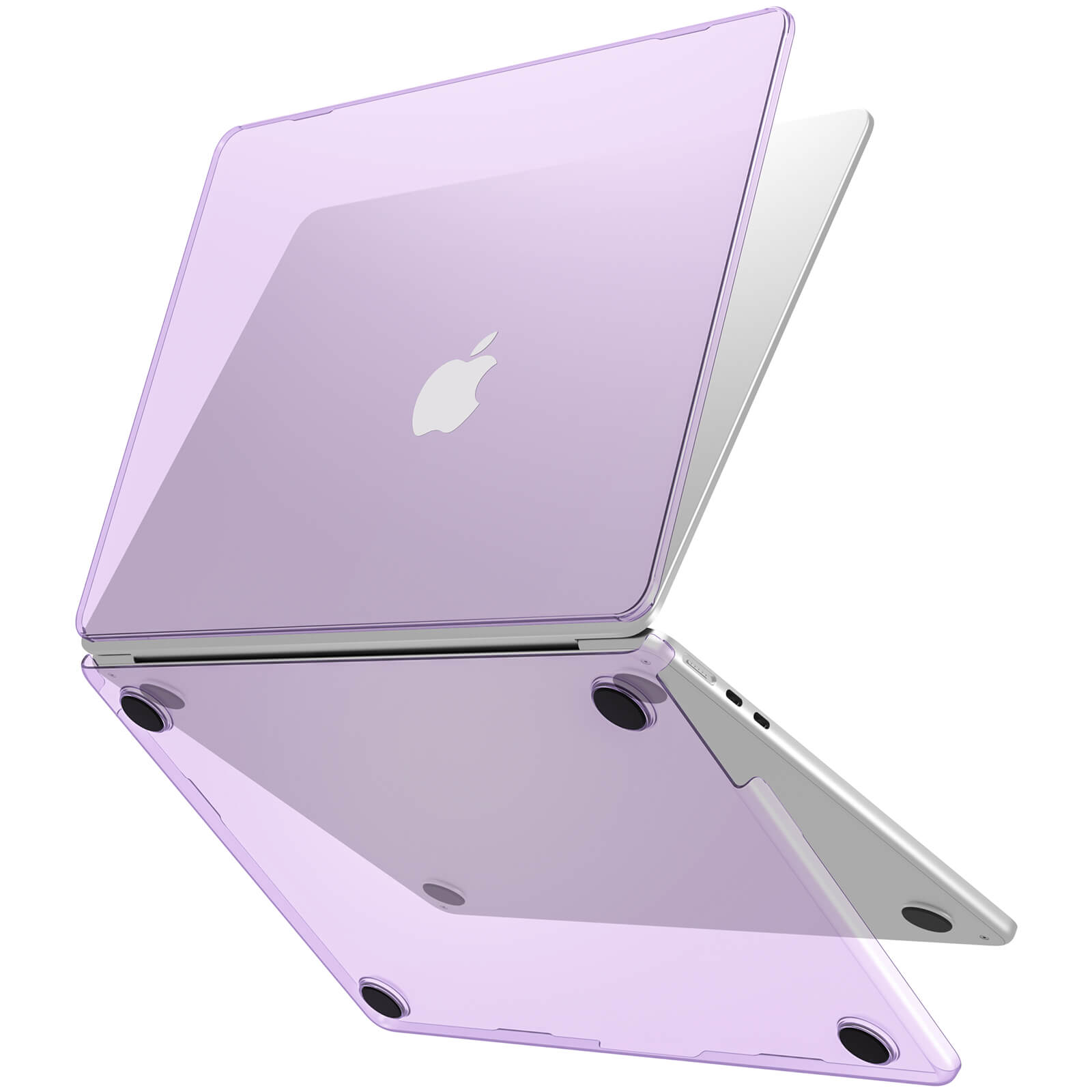 Ultra Thin Transparent Protective Case for MacBook Air 13 inch 2025 2024 2023 2022, M4 A3240, M3 A3113, M2 A2681, Laptop Cover for MacBook Air 13.6"