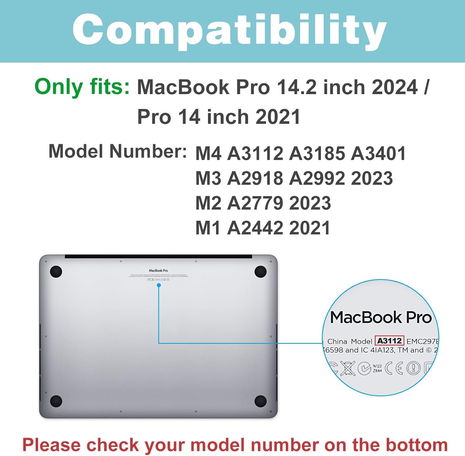 新品　未開封　MacBook Pro M4 14インー A3112 Amazon.com: IBENZER Case for MacBook Pro 14 Inch 2026 2025 2024