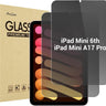 Privacy Screen Protector for iPad Mini 7th(A17 Pro) 2024 / Mini 6th Generation 8.3" 2021, Anti-Spy Tempered Glass Film Guard for iPad Mini 7 6 8.3 Inch