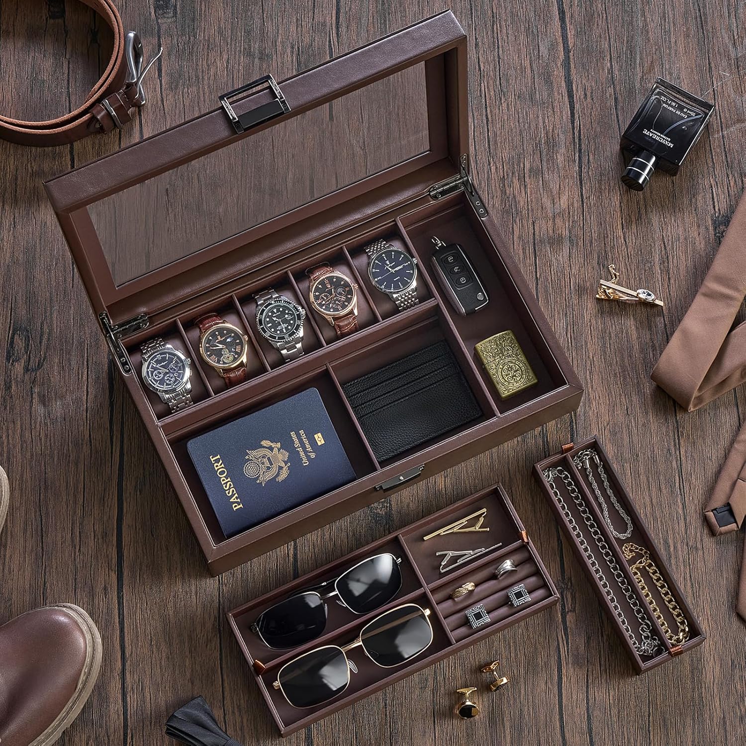 Men's Jewelry Box for Watches & Accessories | ProCase – Procase