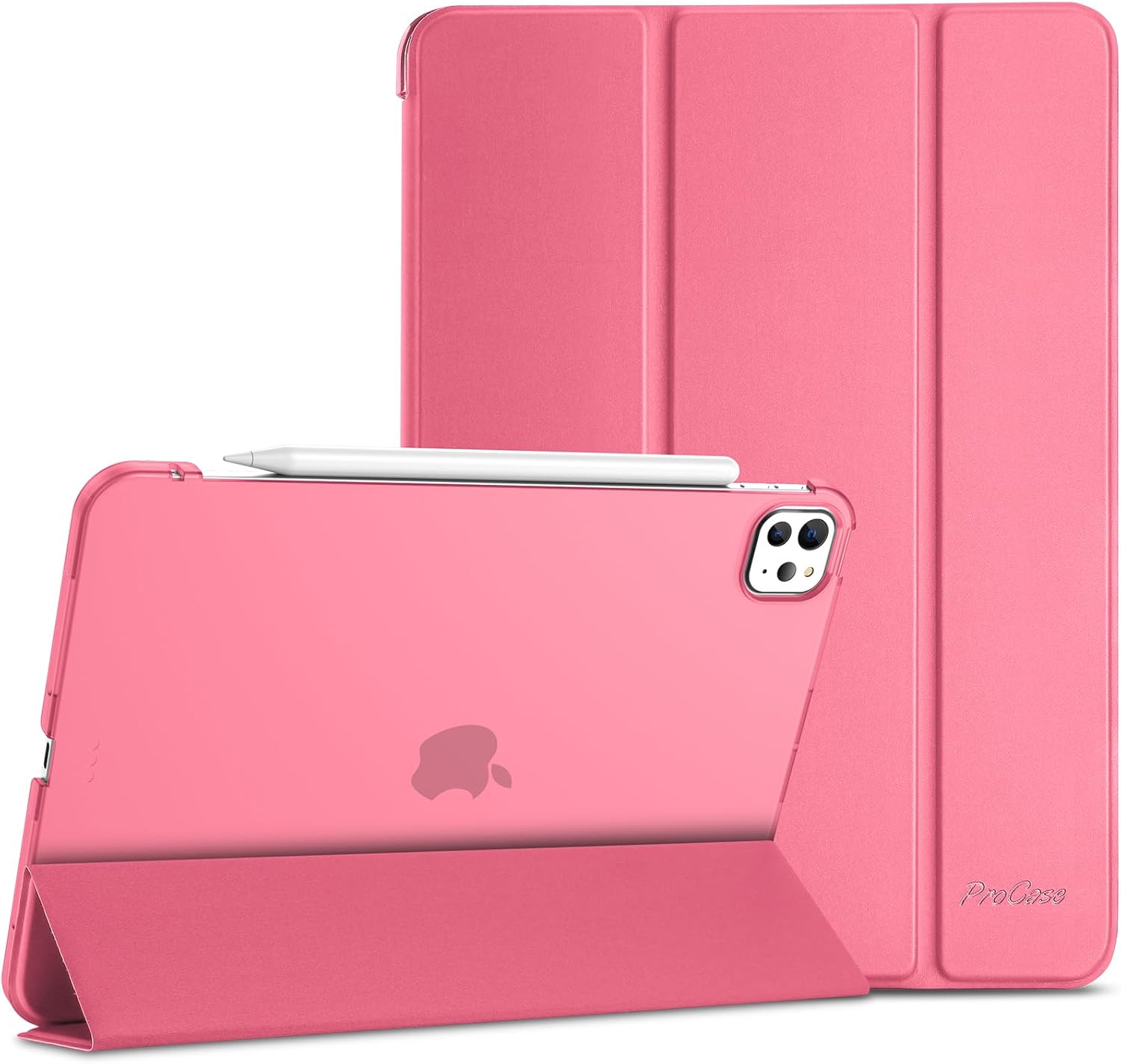 Smart Case for iPad Pro 11 Inch M5 2025/M4 2024 (Model: A3357/A3358/A3359/A2836/A2837/A3006), Slim Folio Stand Hard Back Shell Protective Tablet Cover for iPad Pro 11" 6th/5th Gen