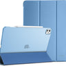 iPad Pro 13 Inch Case M5 2025/ M4 2024, Smart Cover iPad Pro M5 M4 Case 13 Inch, Slim Stand Translucent Hard Shell Back, Supports Touch ID, Auto Wake/Sleep, blue