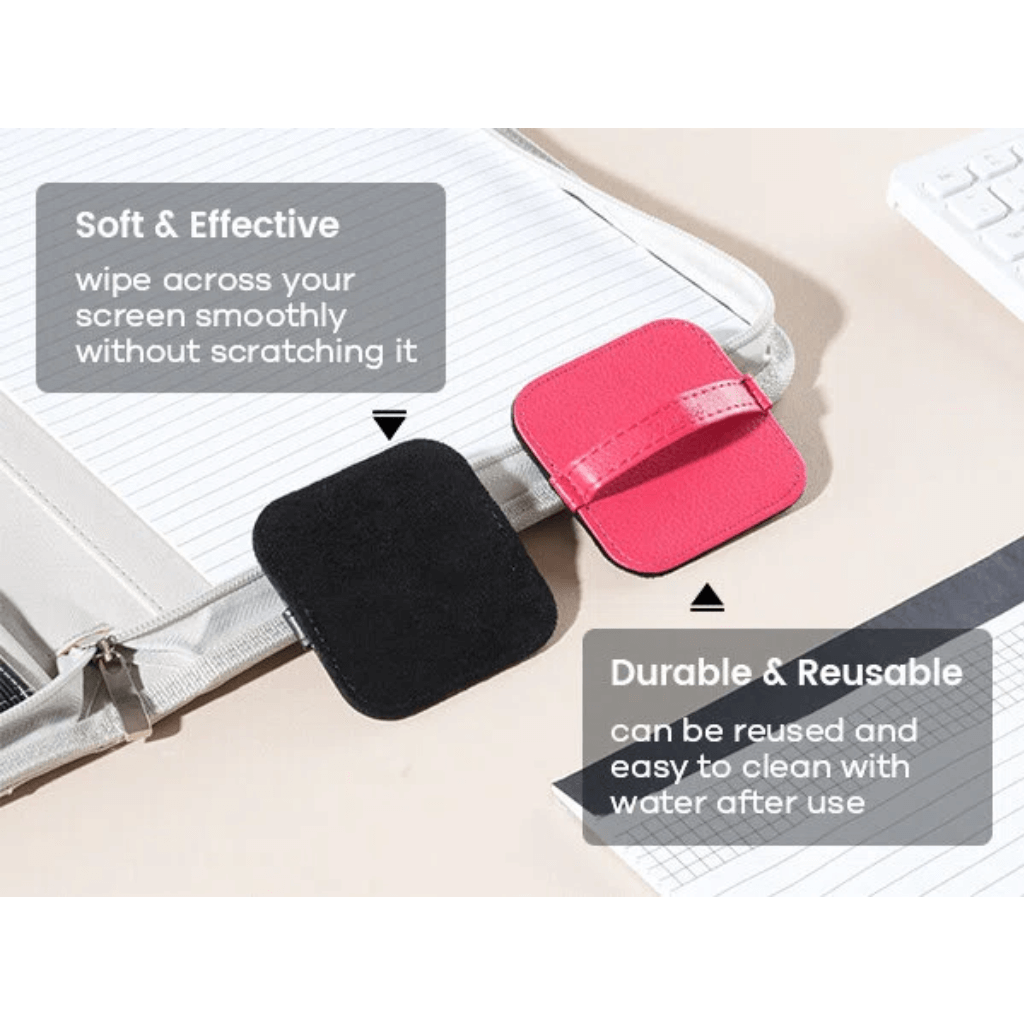 Elastic Strap Soft Cloth Wipes Screen Cleaner for iPad, iPhone, MacBook, Tablets, Laptop, Cellphone, Computer, Camera, TV Screen