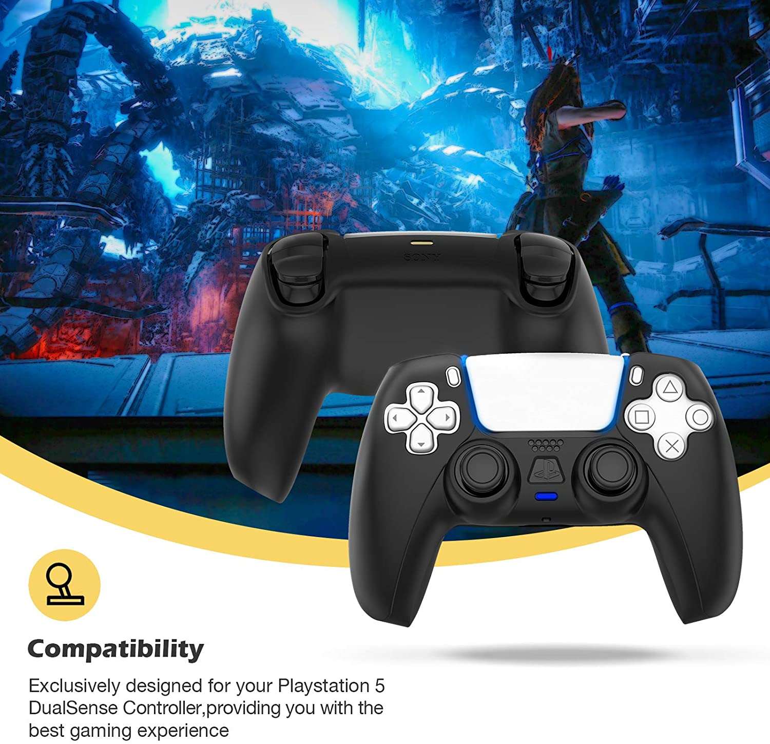 (2 Pack) PS5 Controller Grip Cover | ProCase