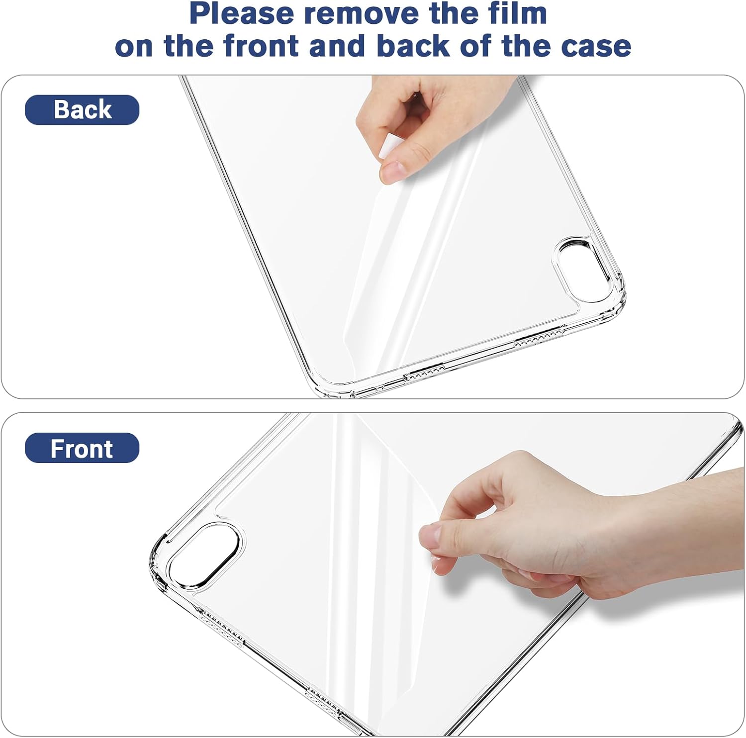 ProCase Slim Transparent Case for iPad mini 7th/6th Gen Clear