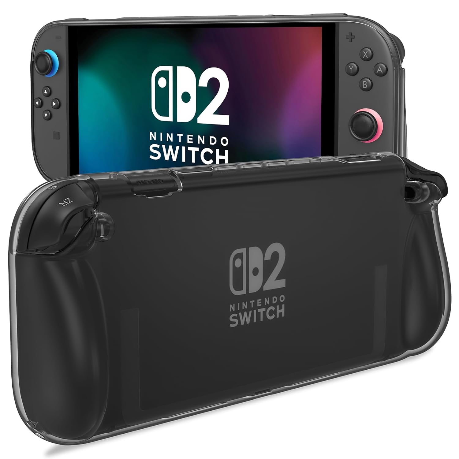 ProCase Clear Cover Protective Case for Nintendo Switch 2 2025 Black