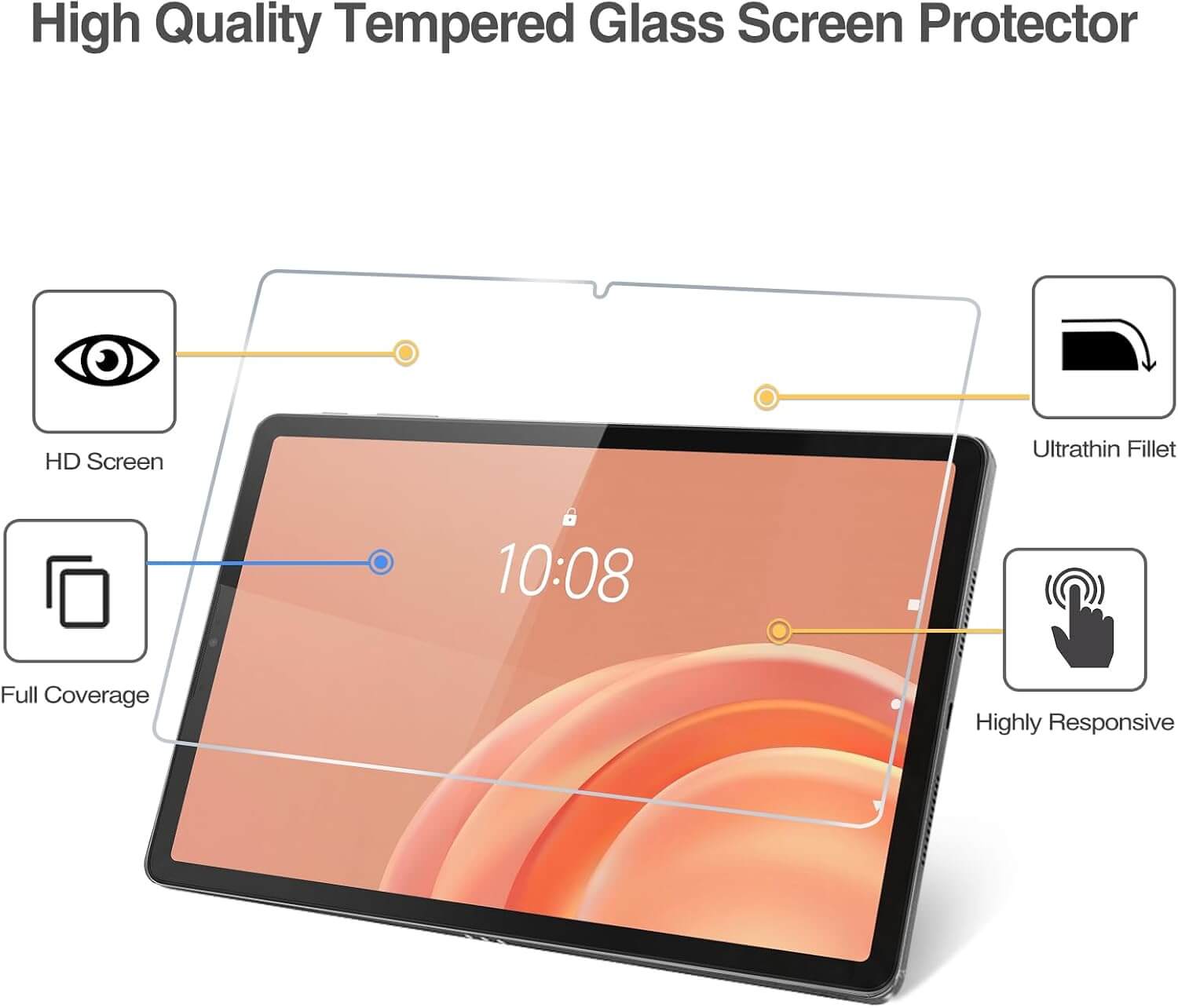 2-Pack Screen Protector for 12.1" Lenovo Tab Plus Gen 2 (2026) / Gen 1/ Tab K12 (2025)
