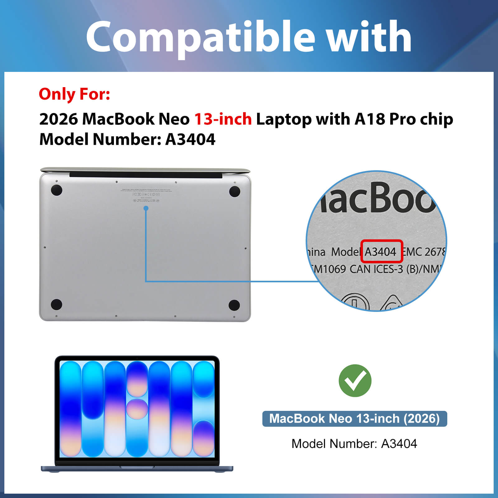 MacBook Neo (13-Inch) 2026 Screen Protector